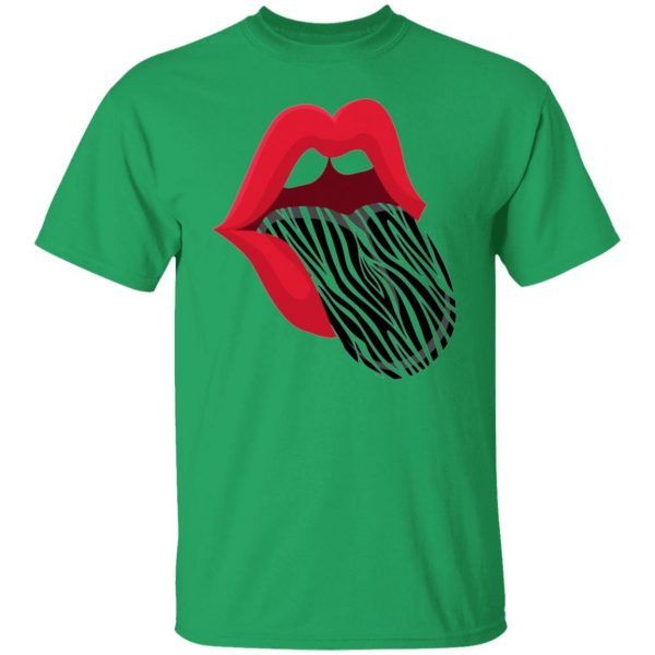 red lips zebra tongue trendy animal t shirts hoodies long sleeve 8