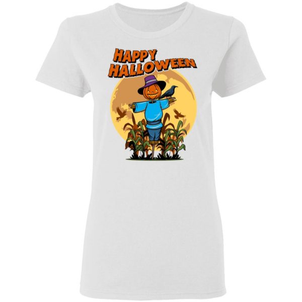 scarecrow spooky pumkin happy halloween trendy t shirts hoodies long sleeve