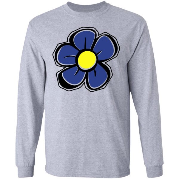 simple trendy flower t shirts hoodies long sleeve 5