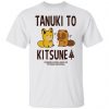 tanuki to kitsune t shirts hoodies long sleeve