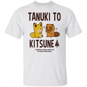 tanuki to kitsune t shirts hoodies long sleeve