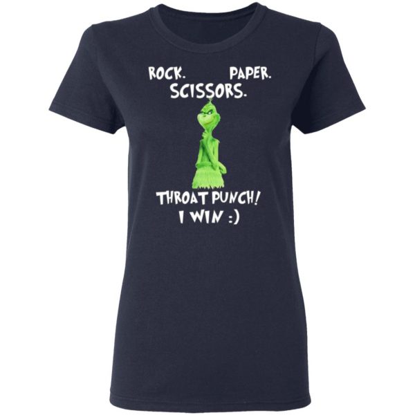 the grinch rock paper scissors throat punch i win t shirts long sleeve hoodies 12