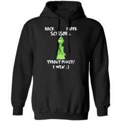 the grinch rock paper scissors throat punch i win t shirts long sleeve hoodies 2