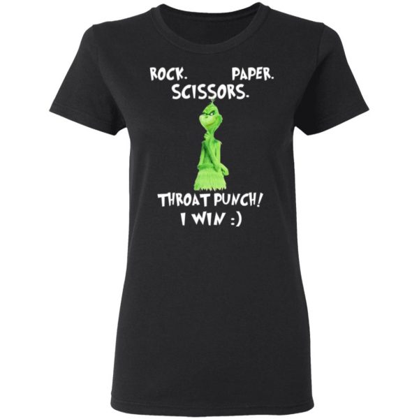 the grinch rock paper scissors throat punch i win t shirts long sleeve hoodies 9