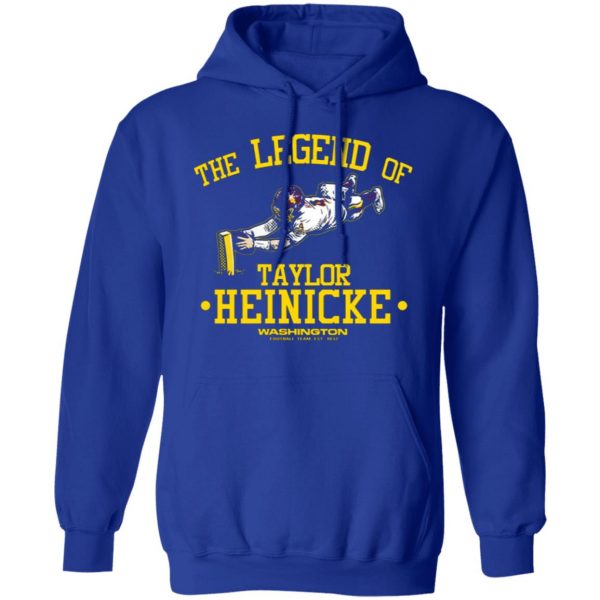 the legend of taylor heinicke washington football team t shirts long sleeve hoodies 9