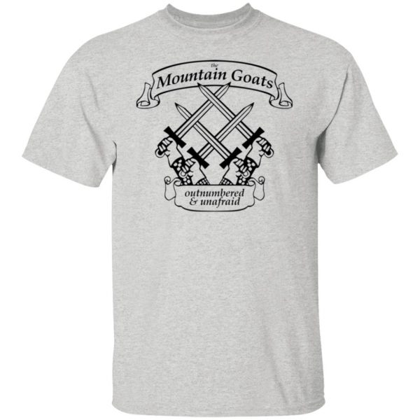 the mountain goats outnumbered and unafraid t shirts hoodies long sleeve 11