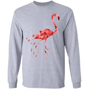 trendy flamingo in red and pink t shirts hoodies long sleeve 7