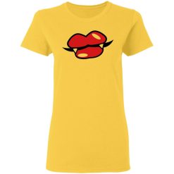 trendy vampire funky red lips t shirts hoodies long sleeve 4