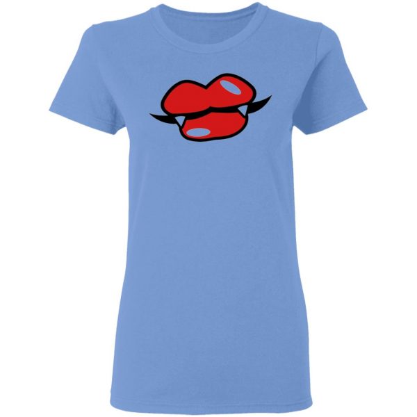 trendy vampire funky red lips t shirts hoodies long sleeve 5