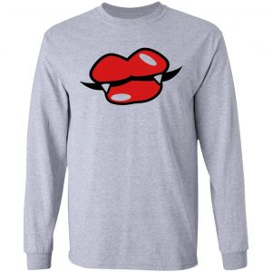 trendy vampire funky red lips t shirts hoodies long sleeve 6