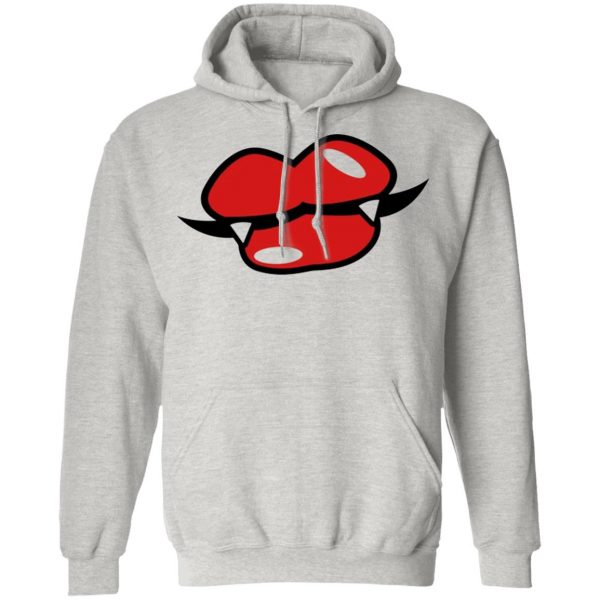 trendy vampire funky red lips t shirts hoodies long sleeve 7