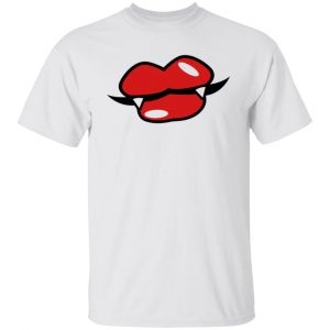 trendy vampire funky red lips t shirts hoodies long sleeve 8