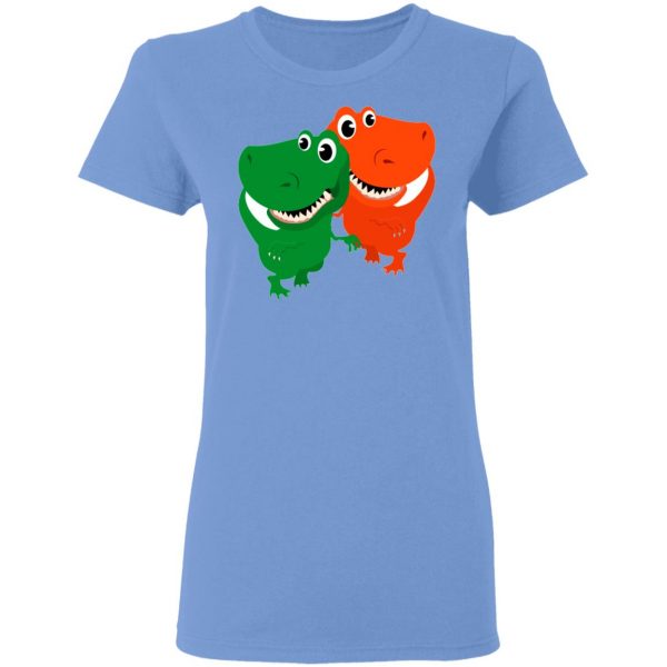 two dinos peeking dino lover twins t shirts hoodies long sleeve