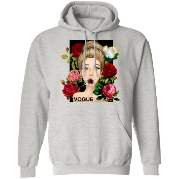 vogue cover girl with flowers t shirts hoodies long sleeve 11