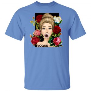 vogue cover girl with flowers t shirts hoodies long sleeve 3