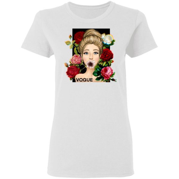 vogue cover girl with flowers t shirts hoodies long sleeve 5