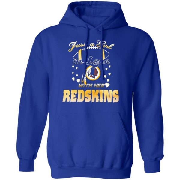 washington redskins just a girl in love with her redskins t shirts long sleeve hoodies 5