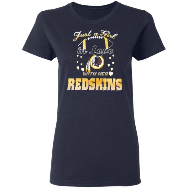 washington redskins just a girl in love with her redskins t shirts long sleeve hoodies