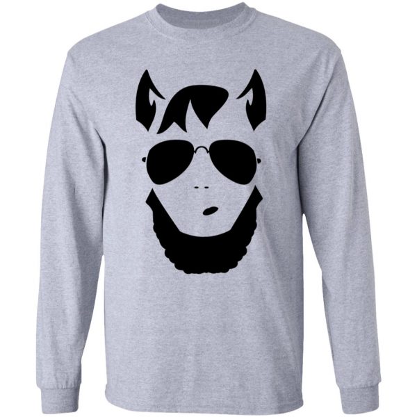 wolf man funky trendy face t shirts hoodies long sleeve 3