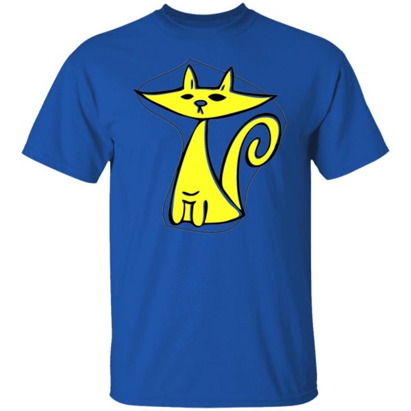 yellow cat trendy french chic t shirts hoodies long sleeve 10