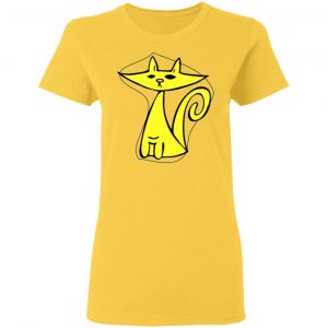 yellow cat trendy french chic t shirts hoodies long sleeve 11