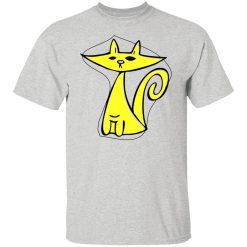 yellow cat trendy french chic t shirts hoodies long sleeve 3