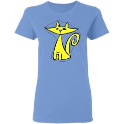 yellow cat trendy french chic t shirts hoodies long sleeve 5