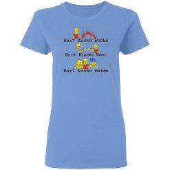 bart knows books bart knows beer bart knows babes the simpsons t shirts 5