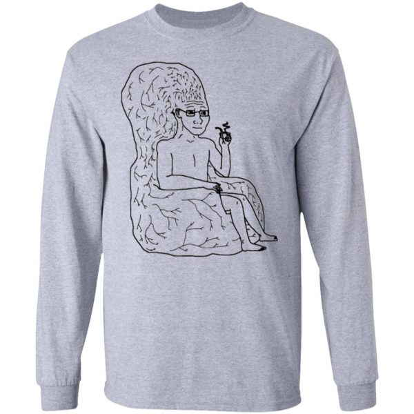 big brain wojak long sleeve 10