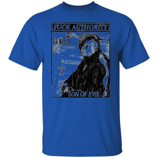 fuck authority son of evil t shirt 1