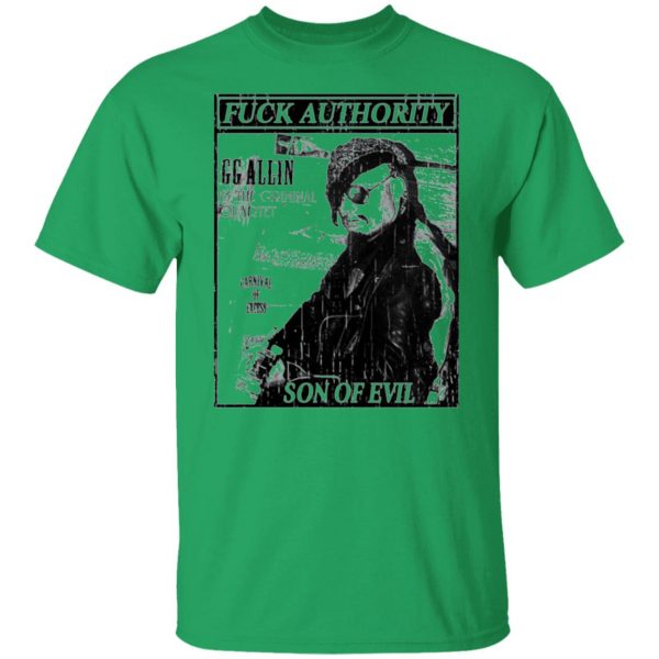 fuck authority son of evil t shirt 3