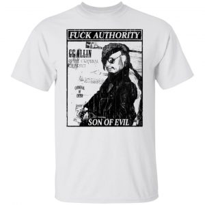 fuck authority son of evil t shirt