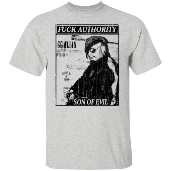 fuck authority son of evil t shirt 4