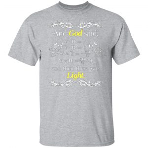 god said maxwell equations christian physics nerd t shirts long sleeve hoodies 4