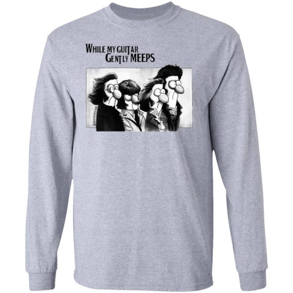 guitar lovers while my guitar gently meeps long sleeve 10