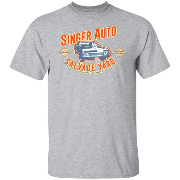 singer auto salvage yard t shirts long sleeve hoodies 11