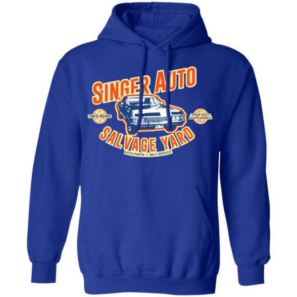 singer auto salvage yard t shirts long sleeve hoodies 4