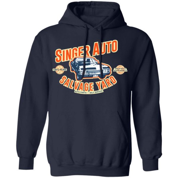 singer auto salvage yard t shirts long sleeve hoodies 5