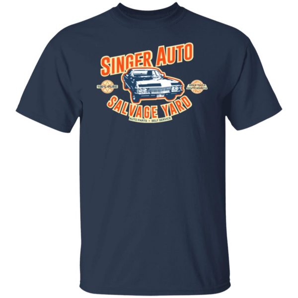 singer auto salvage yard t shirts long sleeve hoodies 7