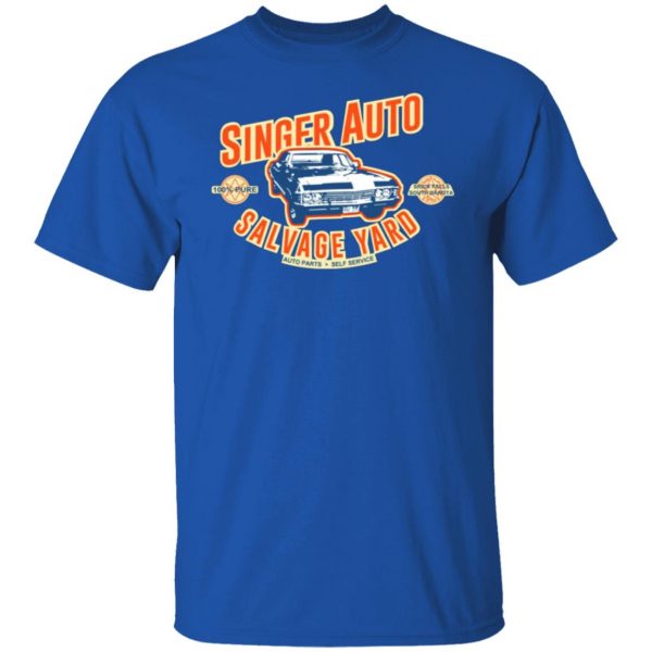 singer auto salvage yard t shirts long sleeve hoodies 8