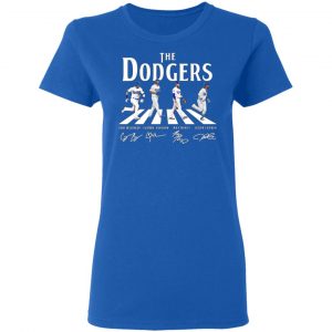 the dodgers the beatles los angeles dodgers signatures t shirts long sleeve hoodies 4