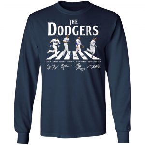 the dodgers the beatles los angeles dodgers signatures t shirts long sleeve hoodies 6