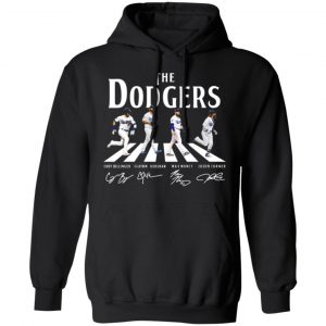the dodgers the beatles los angeles dodgers signatures t shirts long sleeve hoodies 7