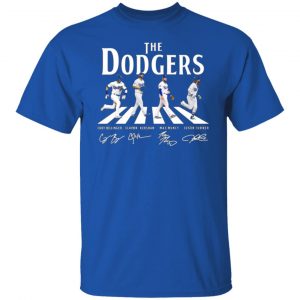 the dodgers the beatles los angeles dodgers signatures t shirts long sleeve hoodies 8