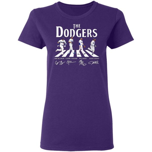the dodgers the beatles los angeles dodgers signatures t shirts long sleeve hoodies 9