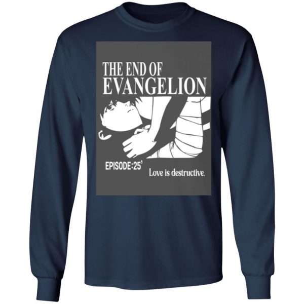 the end of evangelion episode 25 love is destructive t shirts long sleeve hoodies 8