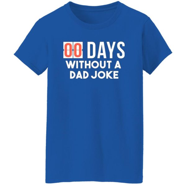 00 Days Without A Dad Joke T-Shirts, Long Sleeve, Hoodies 2