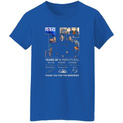 15 Years Of Supernatural Thank You For My Memories T-Shirts, Long Sleeve, Hoodies 11