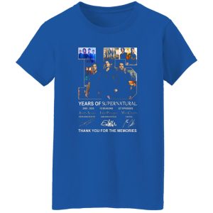 15 Years Of Supernatural Thank You For My Memories T-Shirts, Long Sleeve, Hoodies 11
