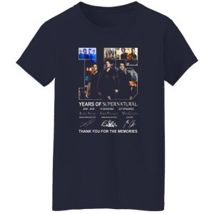 15 Years Of Supernatural Thank You For My Memories T-Shirts, Long Sleeve, Hoodies